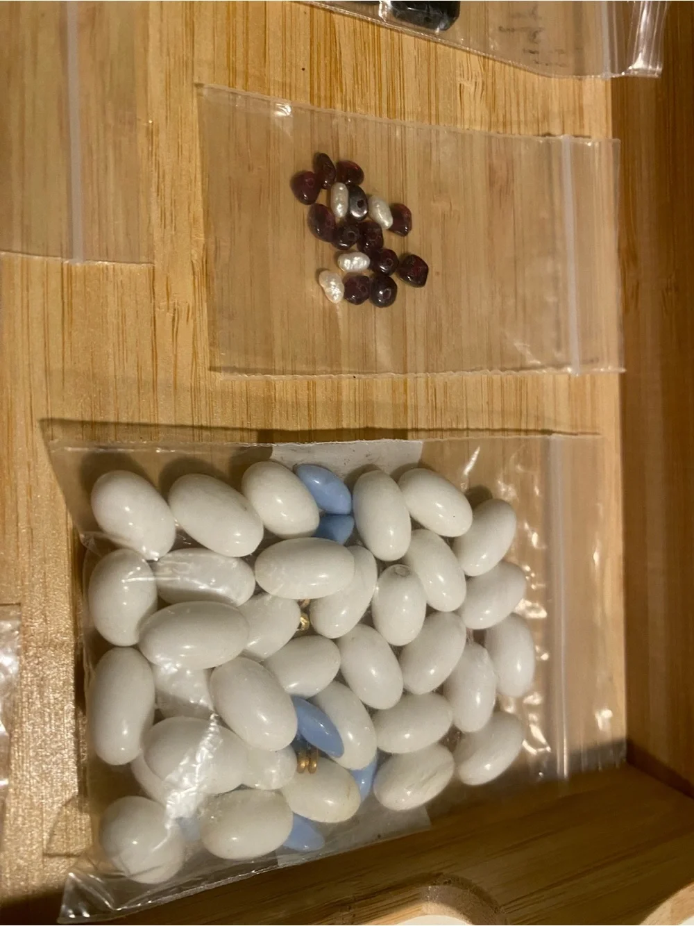 BEAD BUNDLE - and assortment of vintage beads and stones